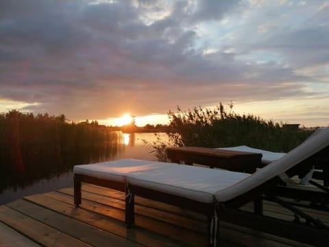 Natural landscape, Balcony/Terrace, Sea view, Sunset, sunbed