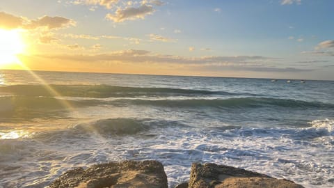 Natural landscape, Sea view, Sunrise