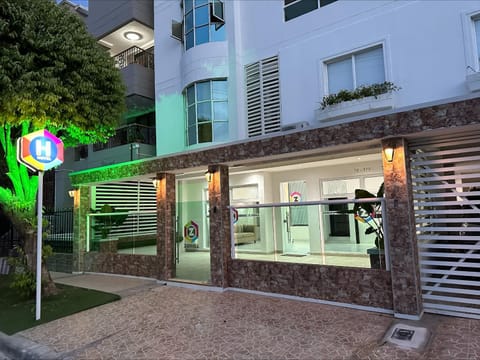 Property building, Night, Balcony/Terrace