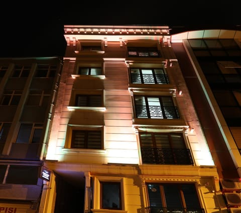 Property building, Off site, Night, Street view