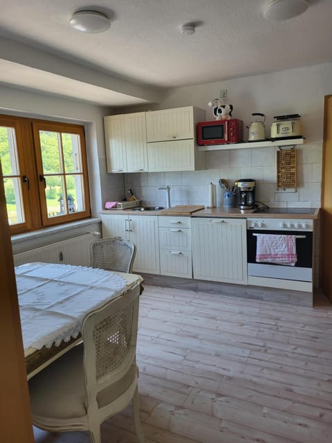 Kitchen or kitchenette, Dining area, dishwasher, stove, toaster