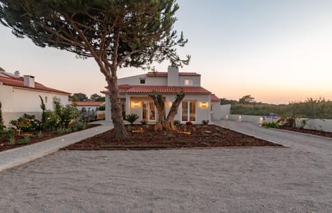Property building, Garden, Garden view, Sunset