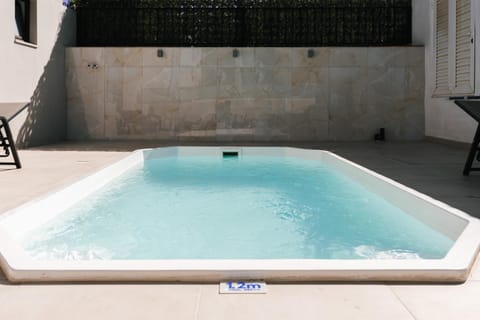 Patio, Spring, Day, Summer, Pool view, Swimming pool, sunbed