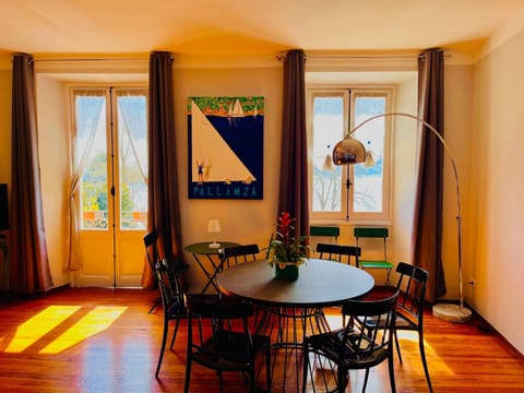 Living room, Seating area, Lake view