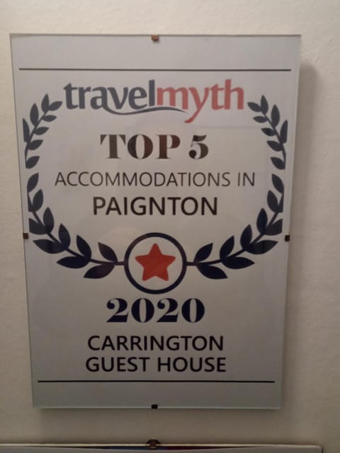 Carrington Guest House Bed and Breakfast in Paignton