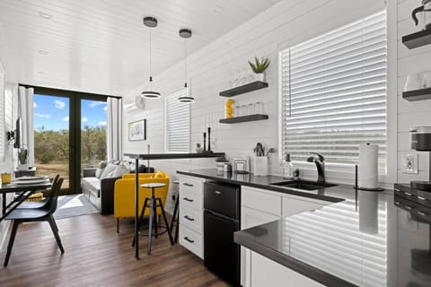 New The Yellow Beacon-Luxury Shipping Container House in Fredericksburg