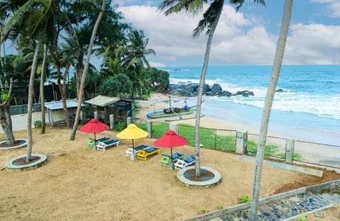 Day, Beach, sunbed