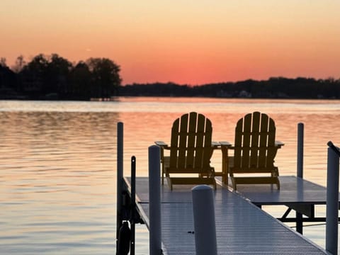 Lake view, Sunset