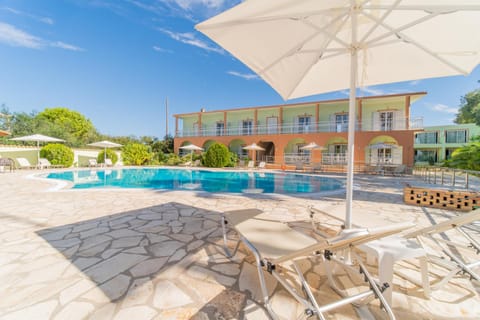 Property building, Pool view, Swimming pool