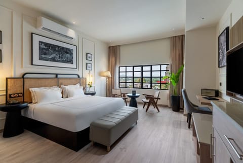 View (from property/room), Bedroom, fireplace