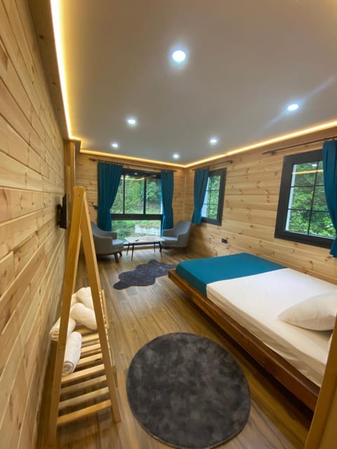 Bed, Living room, Bedroom