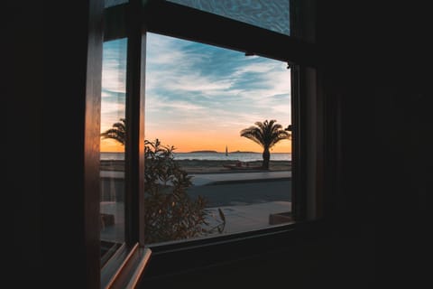 Natural landscape, Sea view, Sunset