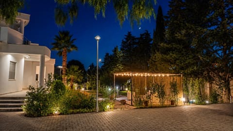Night, Garden, Garden view