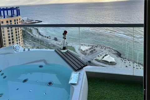 Hot Tub, View (from property/room), Sea view