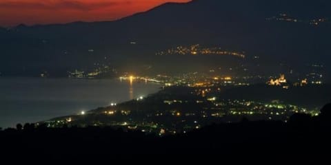 Night, Natural landscape, Mountain view, Sea view