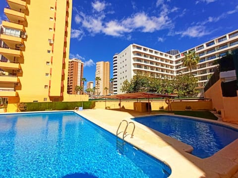 Property building, Pool view, Swimming pool