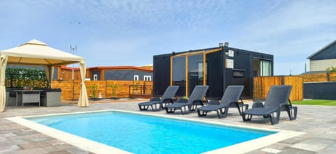 Patio, Balcony/Terrace, Pool view, Swimming pool, sunbed