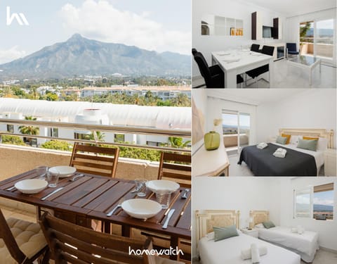 Bed, View (from property/room), Balcony/Terrace, Living room, Photo of the whole room, Seating area, Dining area, Bedroom, Mountain view, Mountain view, towels
