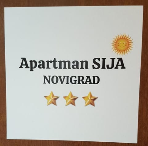 Apartman SIJA Novigrad Apartment in Novigrad