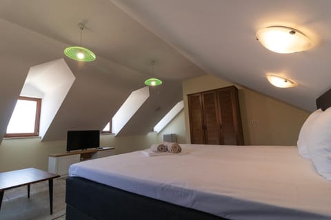 Bed, TV and multimedia, Photo of the whole room, Bedroom