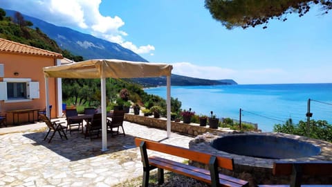 Patio, Natural landscape, Balcony/Terrace, Sea view