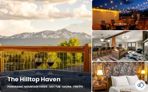The Hilltop Haven w Hot Tub and The Best Views House in Leadville