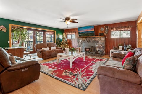 TV and multimedia, Living room, Seating area, fireplace, flat iron