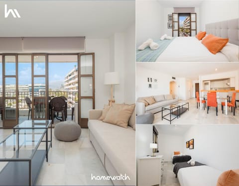 Bed, Living room, Bedroom, Sea view
