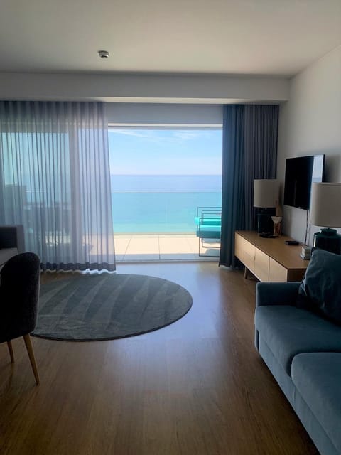 Living room, Seating area, Sea view