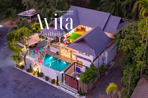 Property building, Natural landscape, Bird's eye view