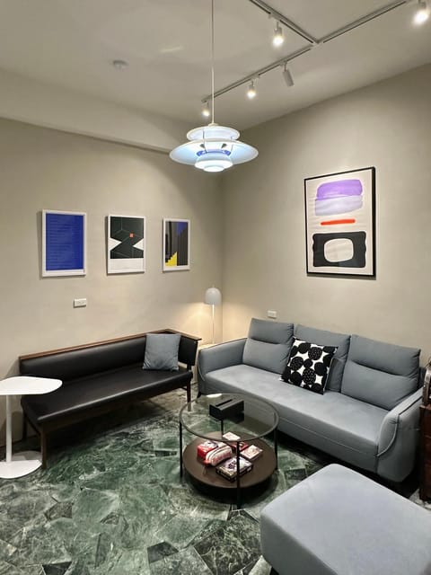 Property logo or sign, Living room, On site