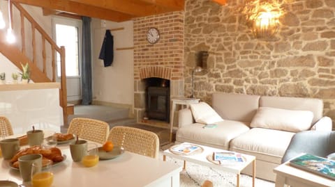Living room, Dining area, flat iron