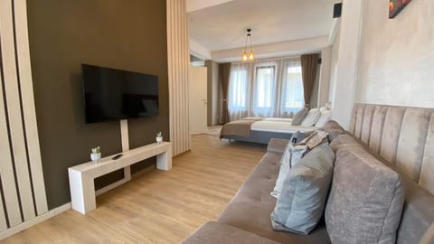 Communal lounge/ TV room, Bed, TV and multimedia, Photo of the whole room, Seating area, Bedroom