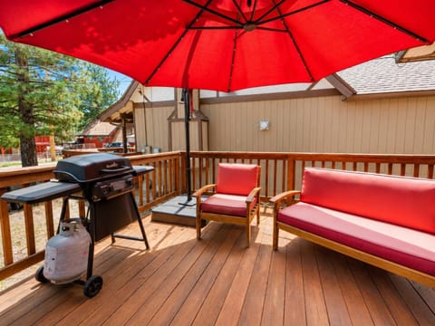 Patio, BBQ facilities, Seating area