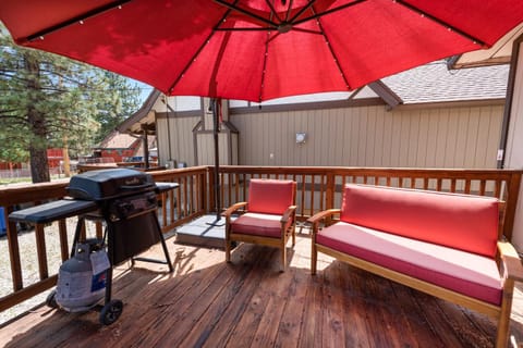 Patio, BBQ facilities, Seating area