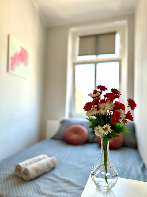 Bed, Photo of the whole room, towels
