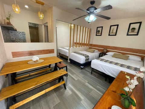 Bed, Bedroom, fireplace