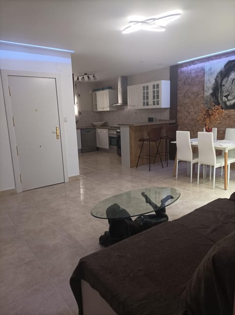 Kitchen or kitchenette, Living room, Dining area