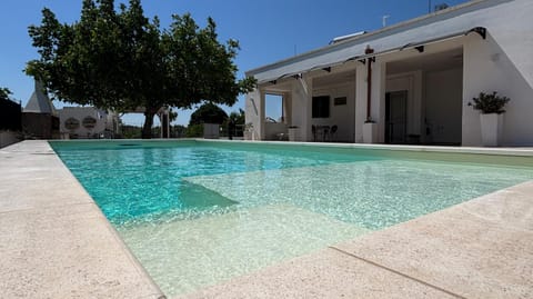 Property building, Patio, Pool view, Swimming pool
