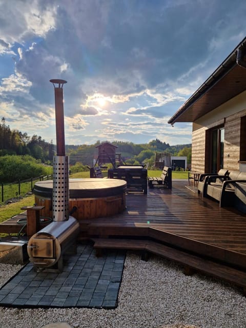 Natural landscape, Garden, Sauna, Balcony/Terrace, Mountain view
