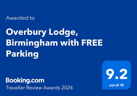 Overbury Lodge, Birmingham with FREE Parking Apartment in Birmingham