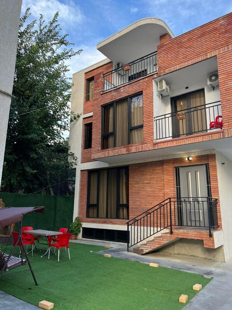 Property building, Patio, Day, View (from property/room), Balcony/Terrace, Garden view