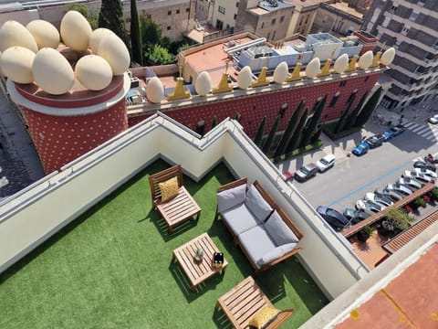 Bird's eye view, View (from property/room), Balcony/Terrace, City view, Location