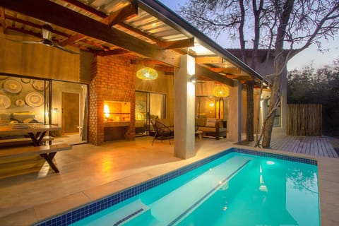 Patio, Natural landscape, Pool view, Swimming pool, sunbed