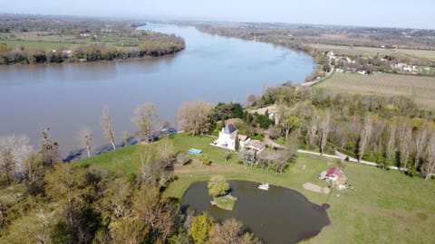 Natural landscape, Bird's eye view, Fishing, Garden, View (from property/room), Garden view, River view, Swimming pool