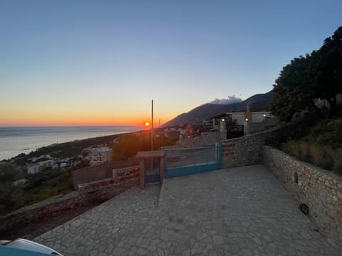 Mountain view, Sunset