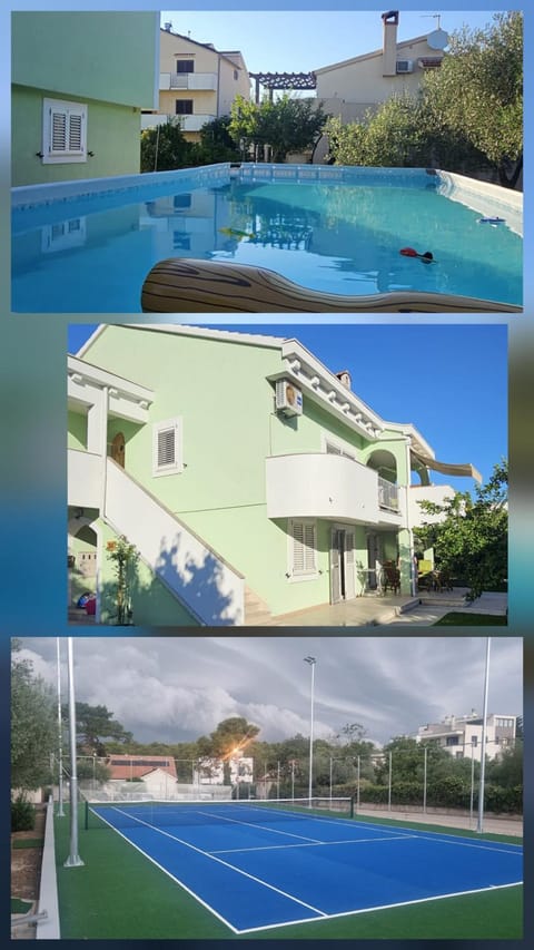 Day, Tennis court, Swimming pool