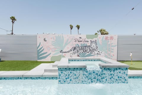 Day, Hot Tub, Pool view, Swimming pool, sunbed