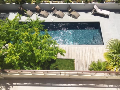 Garden, Garden view, Pool view, Swimming pool, sunbed