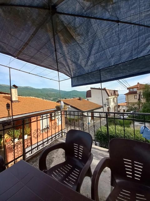 Property building, Patio, Day, Natural landscape, View (from property/room), Balcony/Terrace, Living room, Seating area